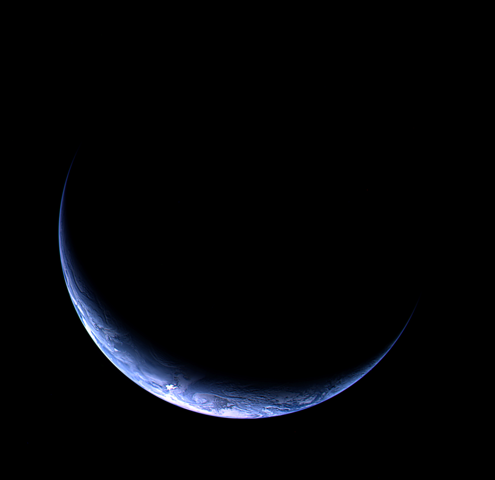 Rosetta otti nätin kuvan Maasta 13. marraskuuta 2009.