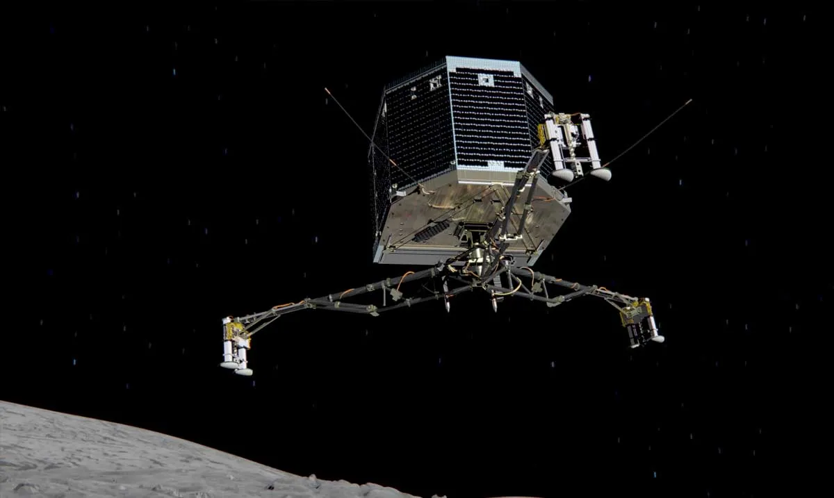 Philae laskeutuu