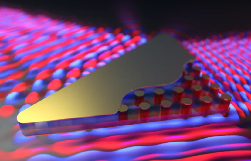 Nollakertoimen metamateriaali