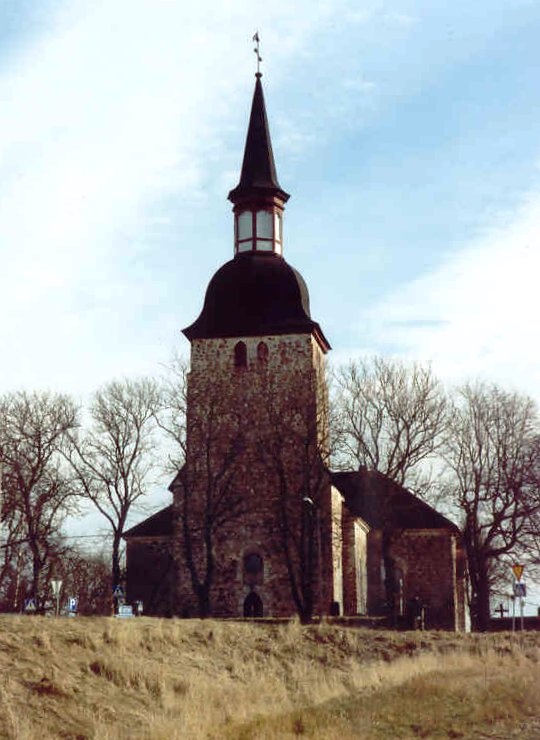 Jomalan kirkko Ahvenanmaalla. (Harri Blomberg / Wikimedia Commons)