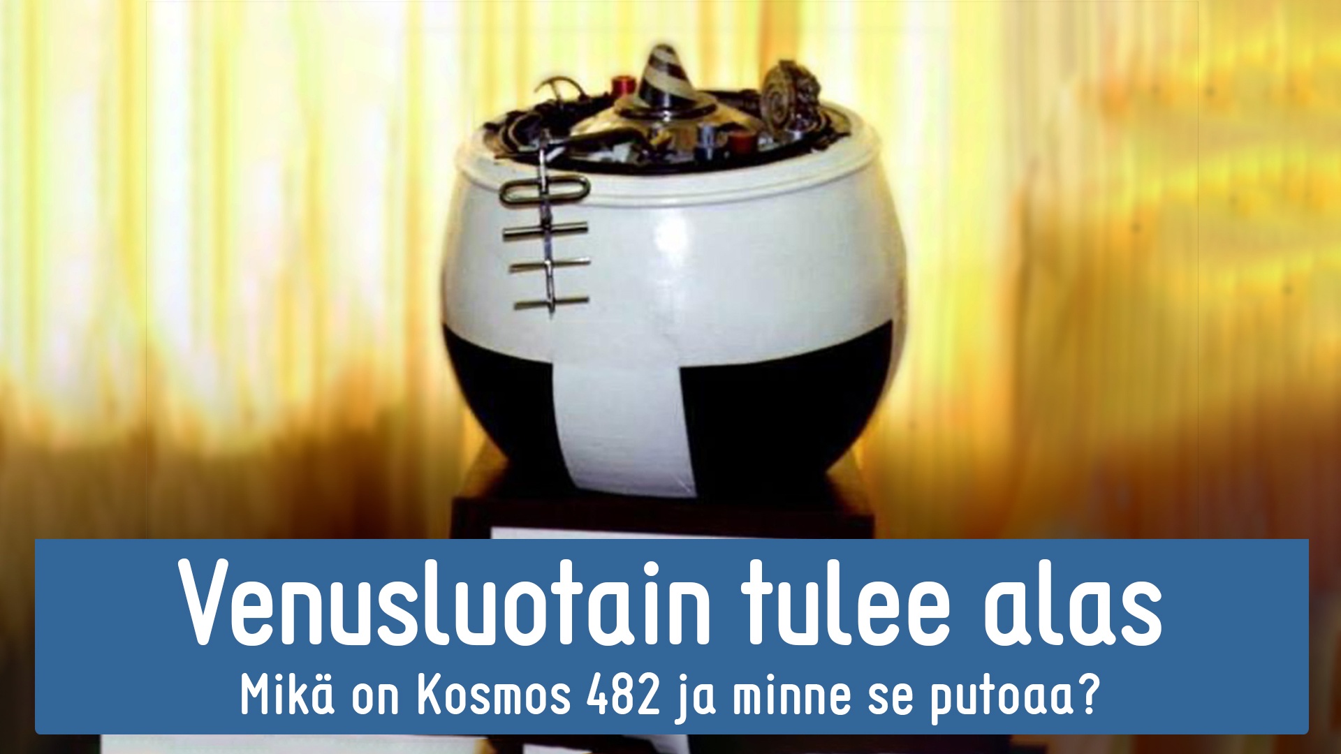 Videon otsikkokuvassa laskeutumiskapseli