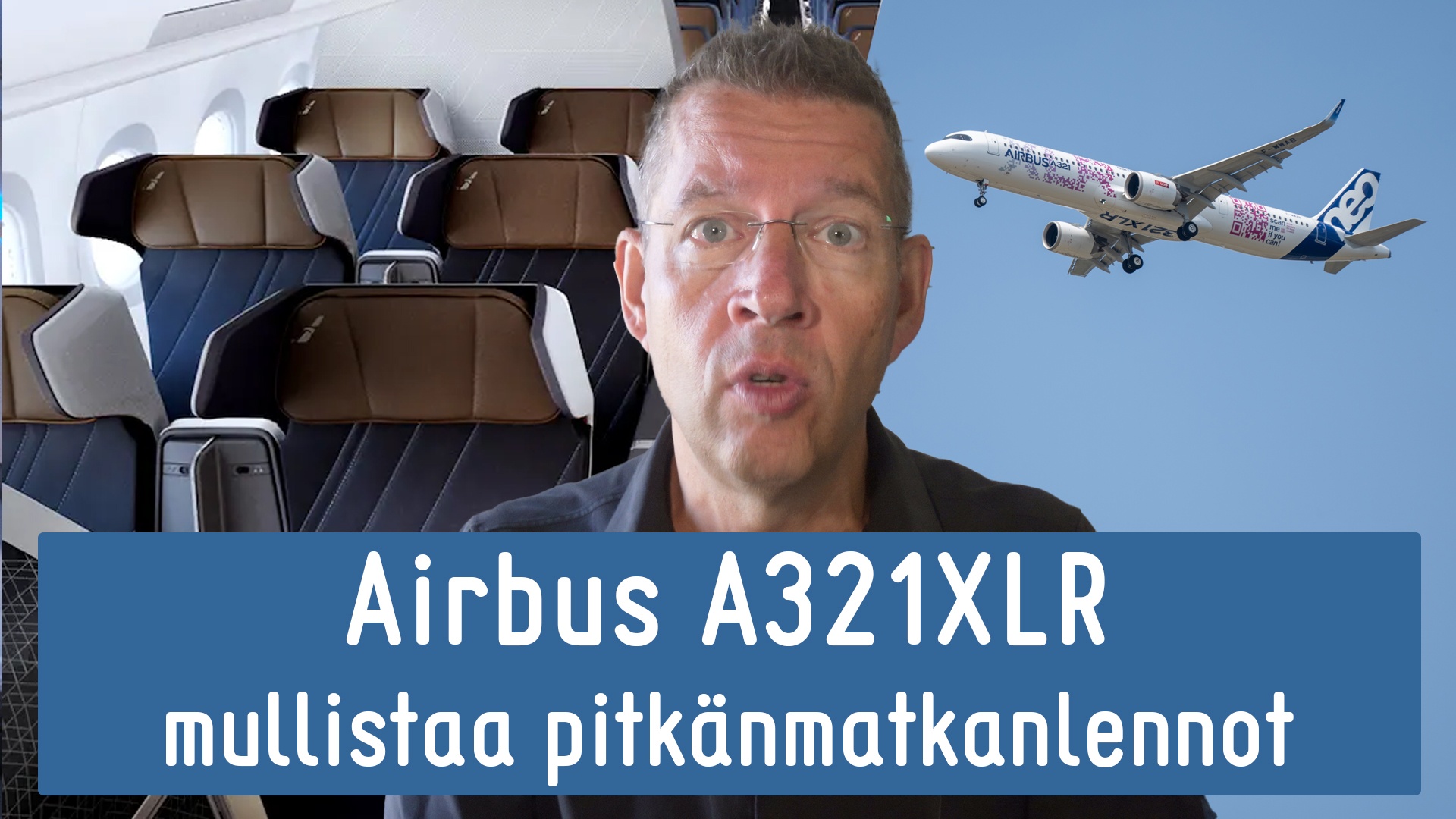 A321XLR ja Jari Mäkinen