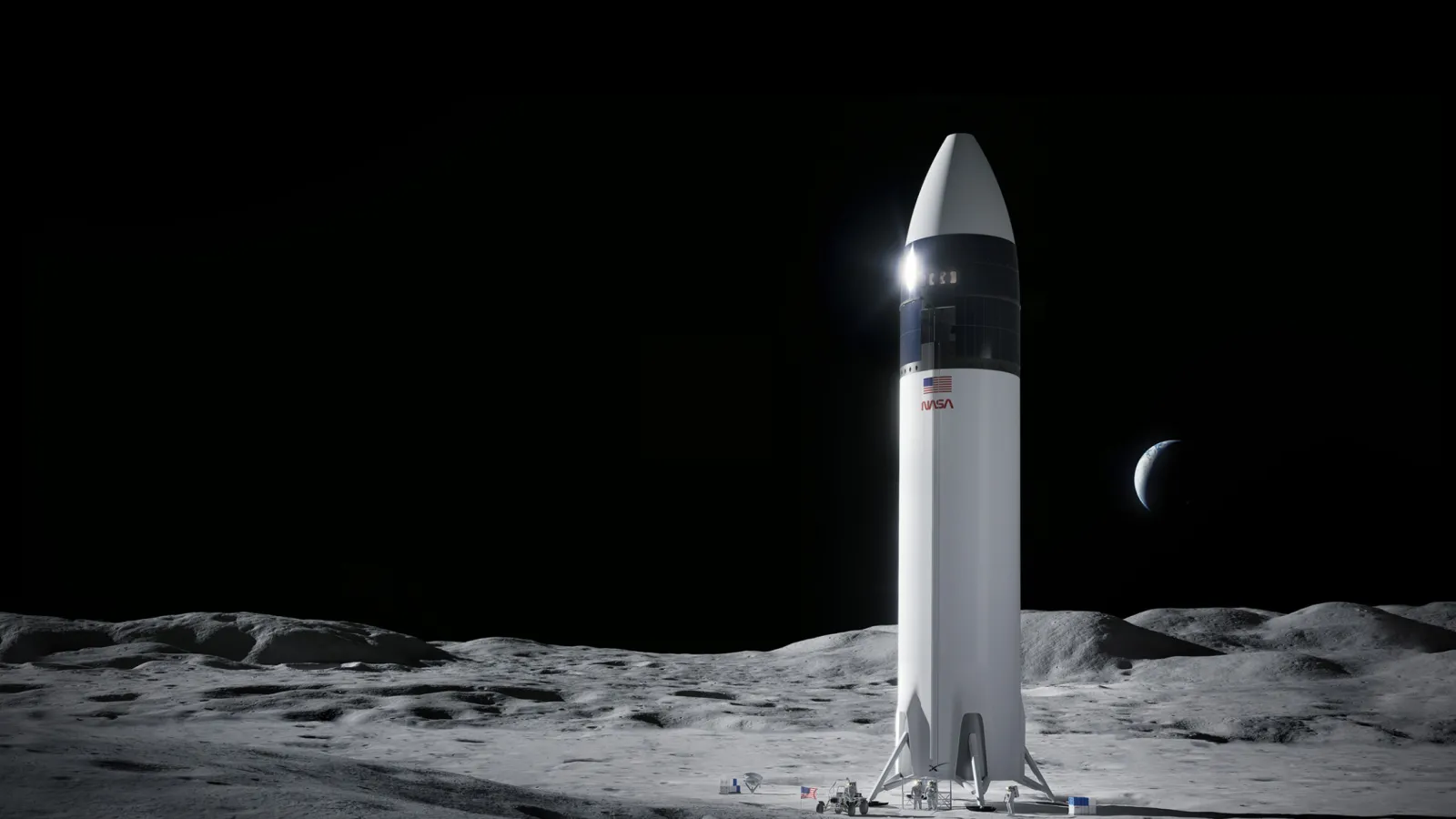 Visualisointi Starshipin kuuversiosta