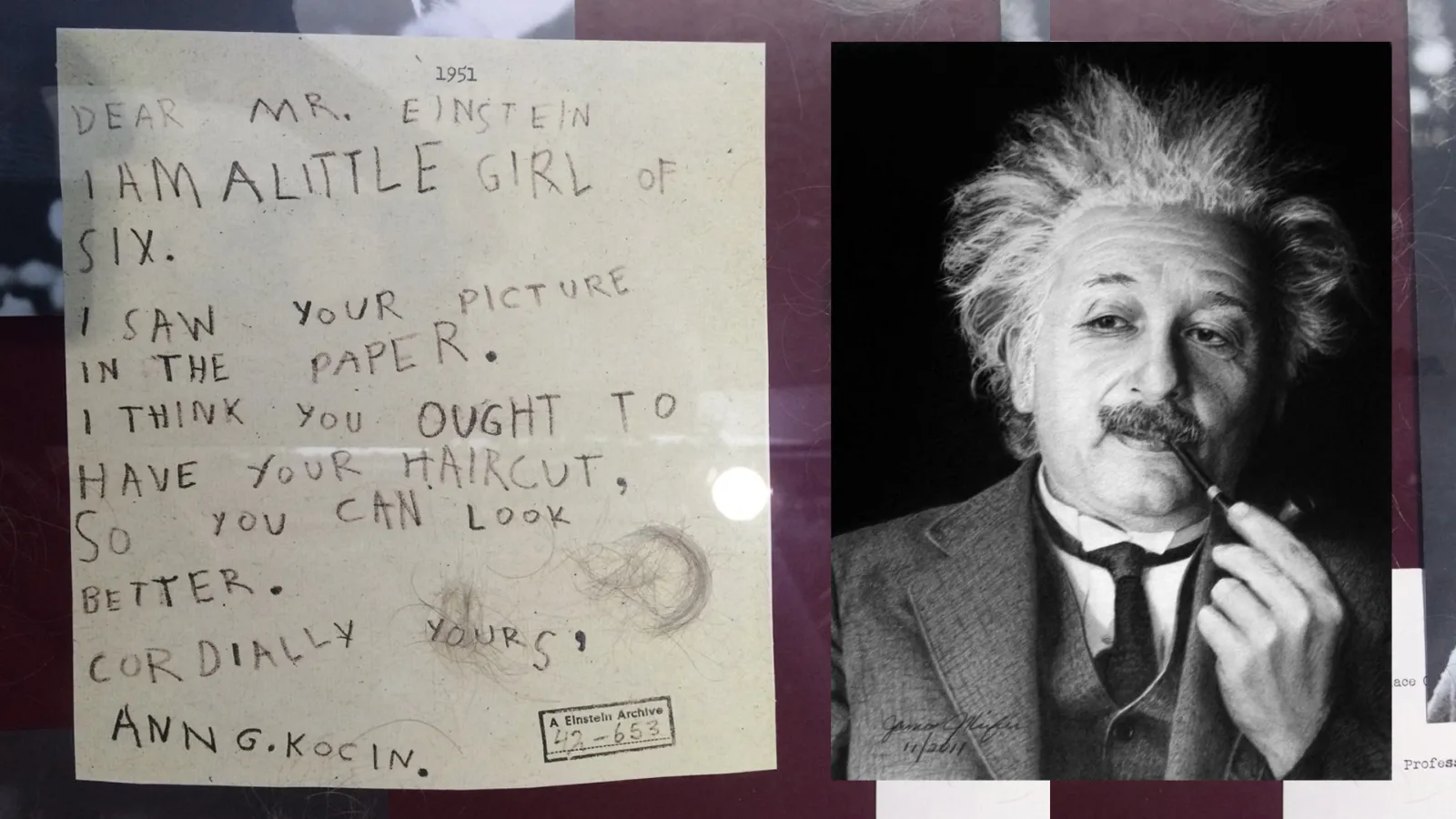 Kirje Einsteinille