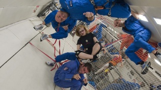 Zero-G -Airbusin sisällä