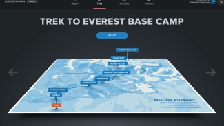 Kuvaruutukaappaus Glacier Worksin nettisivulta