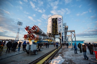 Sojuz rullaa Vostotšnyissä